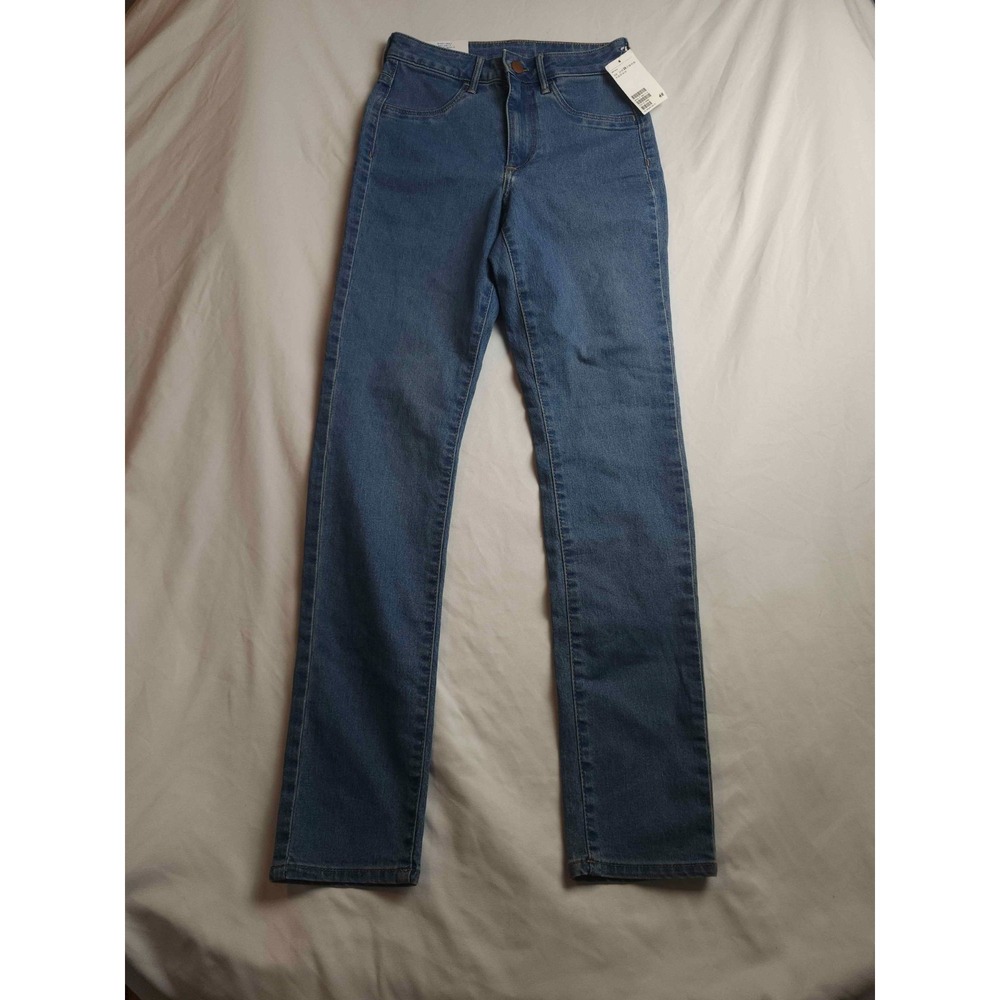 H&M Skinny Ankle Jeans Womens Size 26 Blue Denim High Waist Casual Streetwear‎
